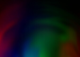 Dark Multicolor, Rainbow vector bokeh and colorful pattern.