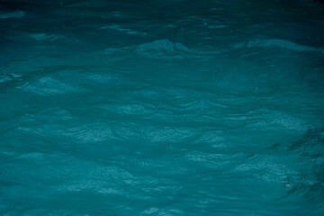 Dark turquoise water pattern