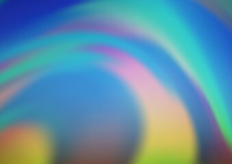 Light Blue, Green vector glossy bokeh pattern.