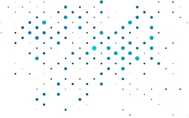 Light BLUE vector backdrop with dots.