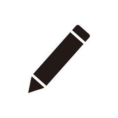 Pencil icon vector illustration sign