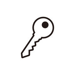 Key icon. Key vector icon