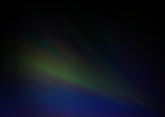 Dark BLUE vector glossy bokeh pattern.