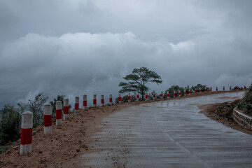 clouds over the city