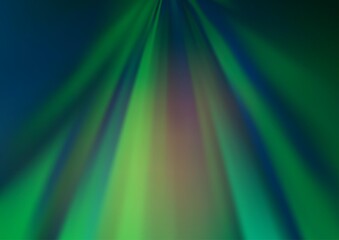 Dark Blue, Green vector glossy abstract background.