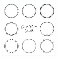 Circle Flower Wreath