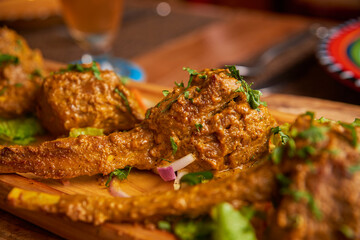Lamb chops platter made in tandoori oven