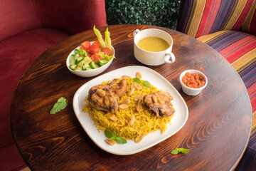 Chicken Kabsa Homemade Arabian biryani  Chicken Mandi