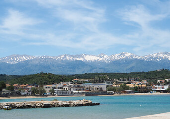 Greece Crete island Almirida beach