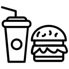 Burger and Drink