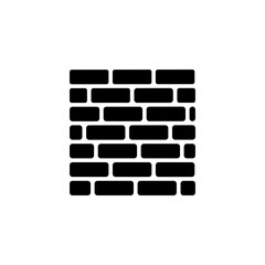 brick icon vector design trendy
