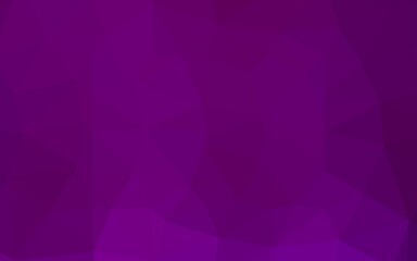 Fototapeta premium Light Purple vector blurry triangle template.