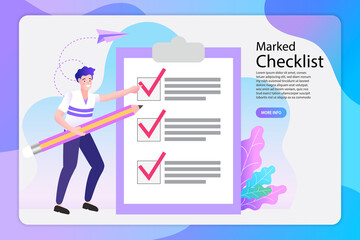 business person with chart