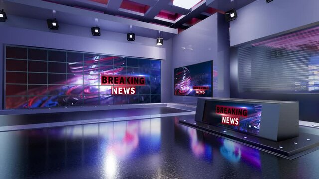 3D Virtual TV Studio News