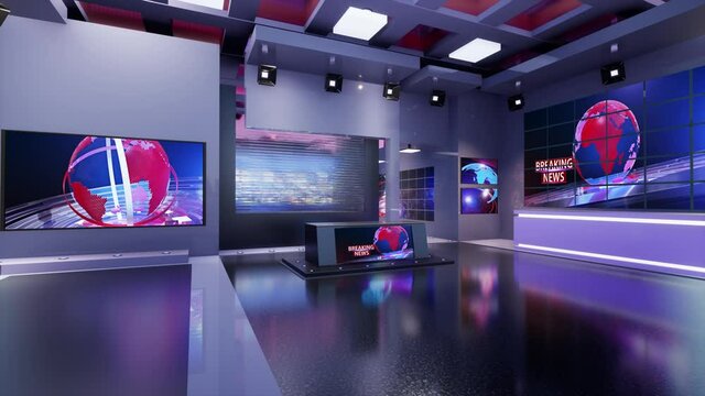 3D Virtual TV Studio News