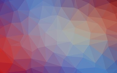 Obraz premium Light Blue, Red vector abstract mosaic background.