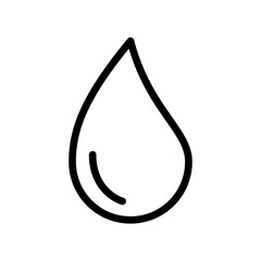 oil icon outline design. water icon, liquid