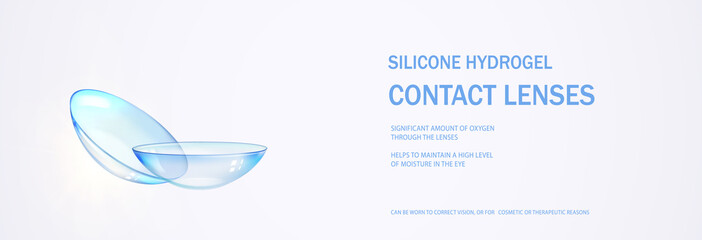 Panoramic design template box contact lens.