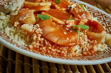 Seafood tagine