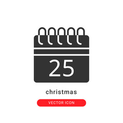 christmas icon vector illustration. christmas icon glyph design.