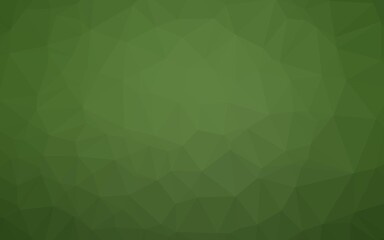 Light Green vector low poly layout.