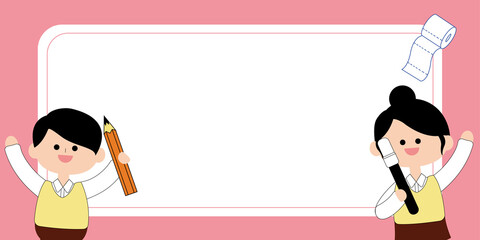 It is an illustration of the College Scholastic Ability Test.