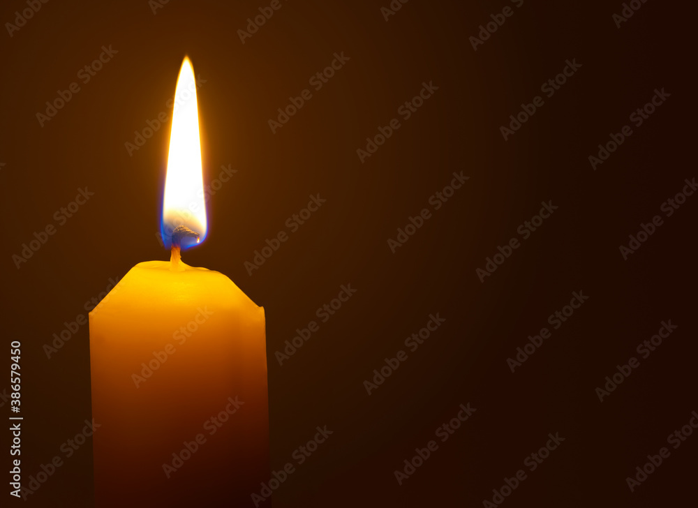 Canvas Prints lighting candle