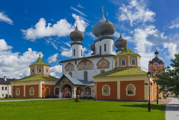 Fototapeta na wymiar Tikhvin Monastery - Saint Petersburg region - Russia