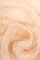 レース生地のドレープ