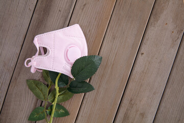 Roses replaced by a mask