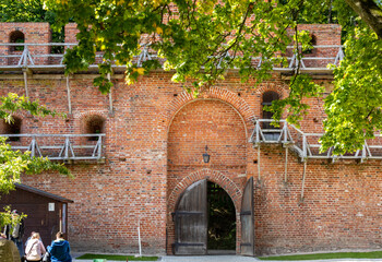  Frombork Cathedral hill, a place where he worked Copernicus. Poland