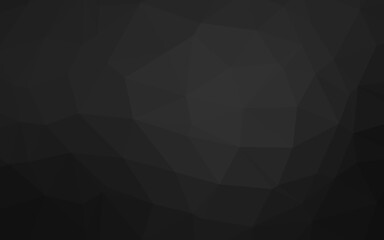 Fototapeta premium Dark Silver, Gray vector blurry triangle template.