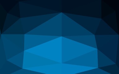 Obraz premium Light BLUE vector abstract mosaic background.