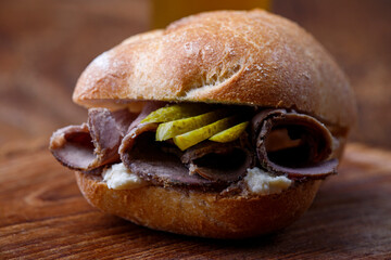 bavarian sliced cold pork