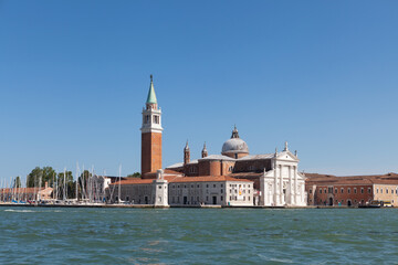 Fototapeta na wymiar Famous San Giorgio Maggiore church in Venice, Italy