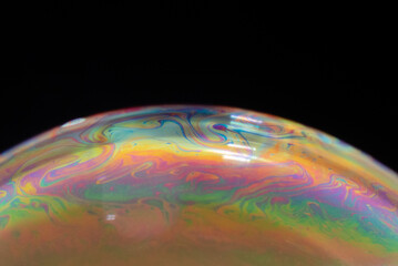 A soap bubble