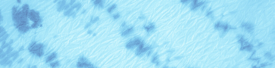 Blue Sky Ikat Chevron. Dyed Background. Abstract 