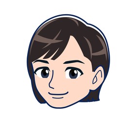 Beautiful woman in a green cardigan