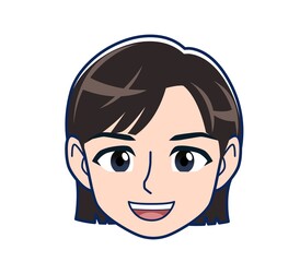 Beautiful woman in a green cardigan