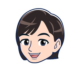 Beautiful woman in a green cardigan