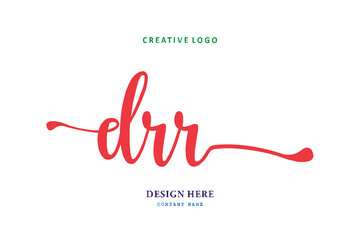 DRRlettering logo is simple, easy to understand and authoritativePrint