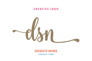 DSN lettering logo is simple, easy to understand and authoritativePrint