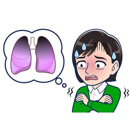 Beautiful woman in a green cardigan