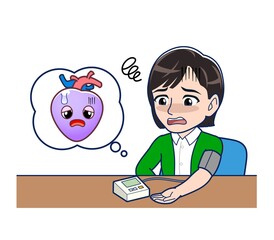 Beautiful woman in a green cardigan