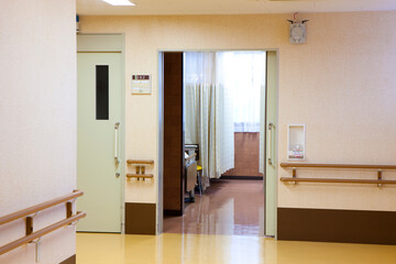 病棟の廊下
