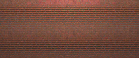 Brick wall, texture background, panorama of masonry