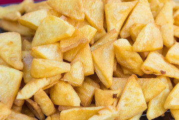Asian food, deep fried tofu.Vegetarian food