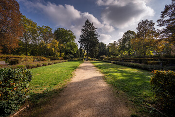 Wallanlagen Mainz im Herbst