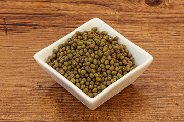 Vegetarian cuisine - dry green lentil