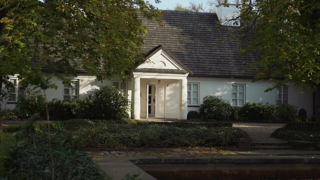 
Zelazowa Wola, Poland, Europe, September 2020, natural park in zelazowa wola. The birthplace of Frederic Chopin composer.